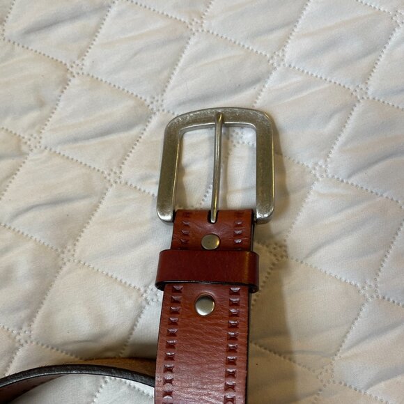 Columbia Sportswear Men's Genuine Leather Belt  Medium Brown (Cognac) size 38 - Picture 2 of 10